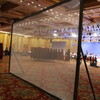 紗幕投影/紗幕/全息紗幕/白紗幕/黑紗幕/透明紗幕