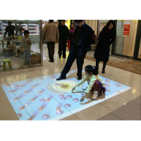 青島投影大屏融合全息地面墻面投影互動(dòng)游戲沉浸式投影