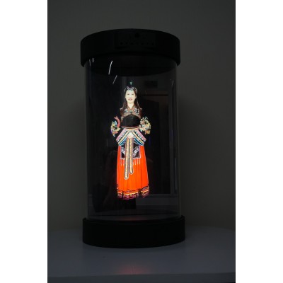 21.5英寸仿真數字人展臺-虛擬全息人